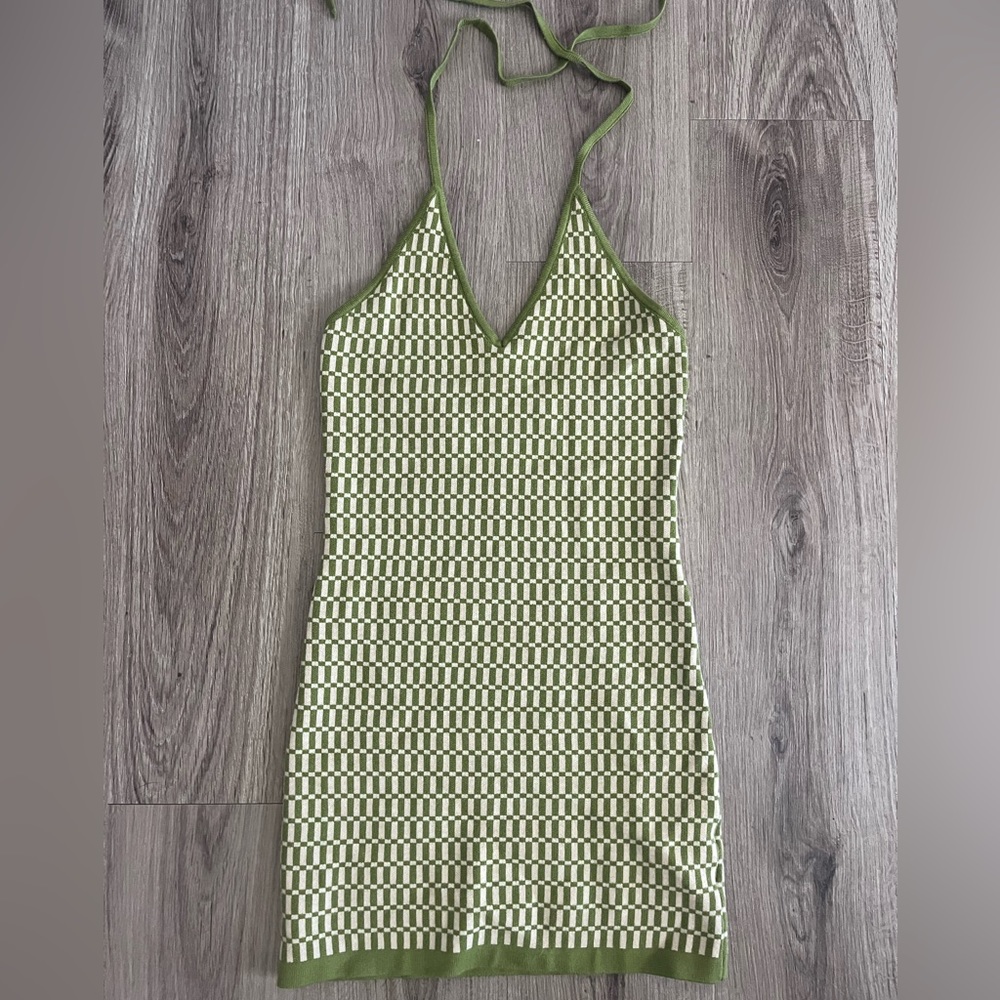 Victoria + Sophia Halter Dress